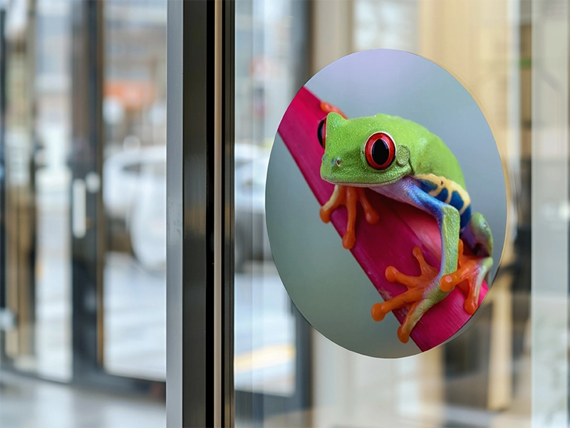 Imprimerie Grand Format - Autocollants pour vitrine personnalisés