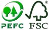 Logos PEFC et FSC