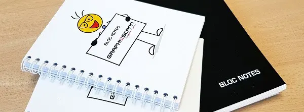 Impression de bloc note personnalis&eacute;