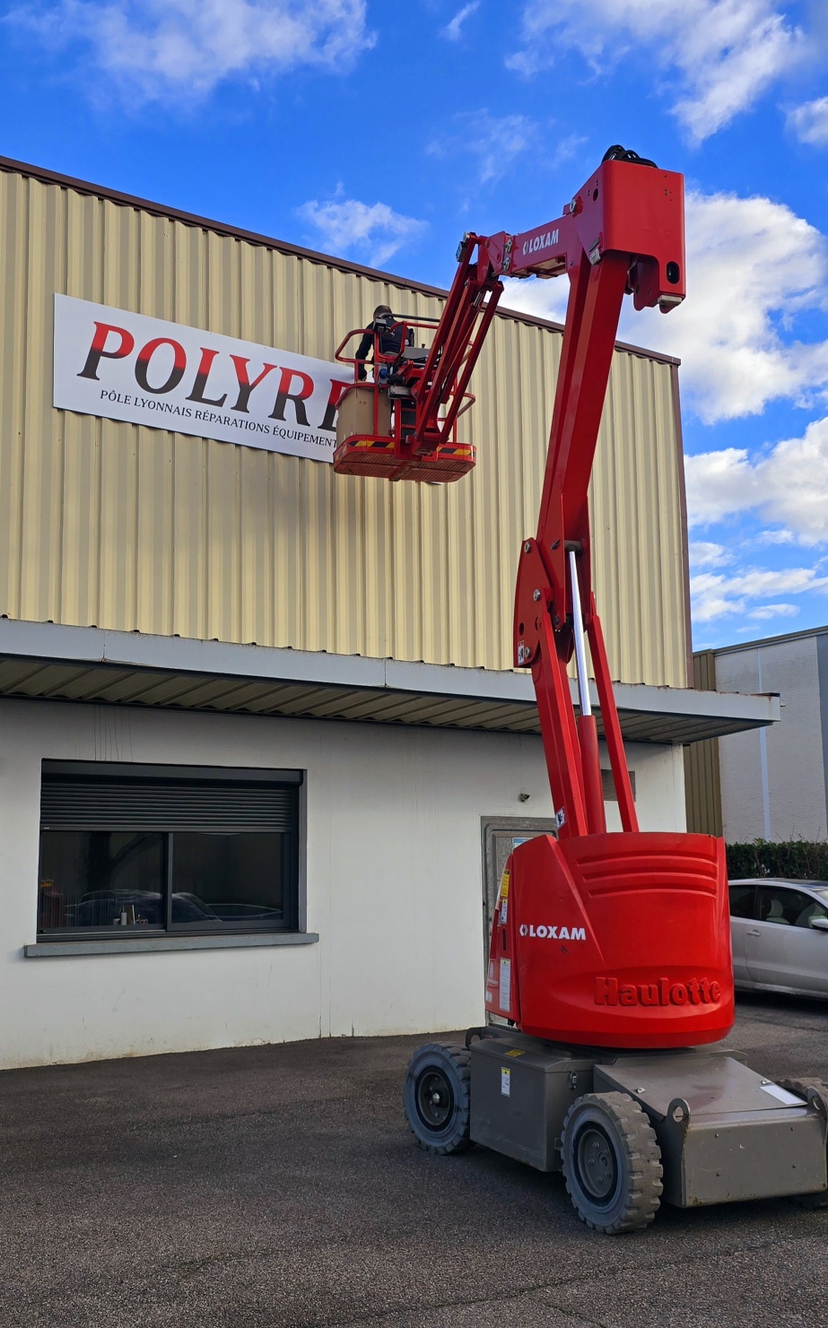 Pose enseigne dibond Lyon