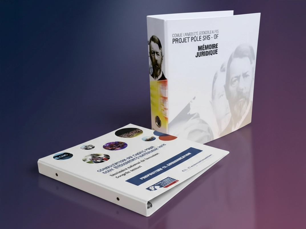 Classeurs cartonnés personnalisés