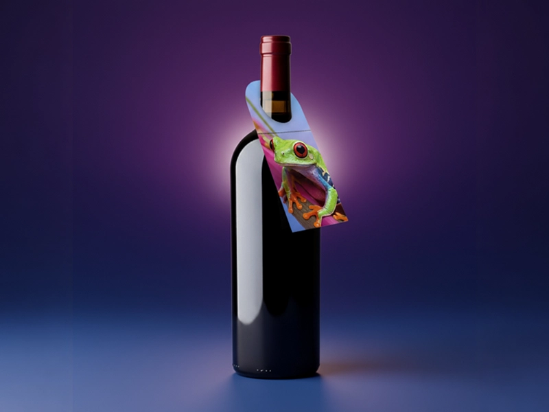 Collerette pour bouteilles