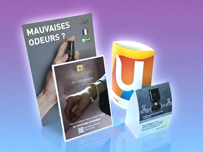 Totem - Chevalet - Carton Tente