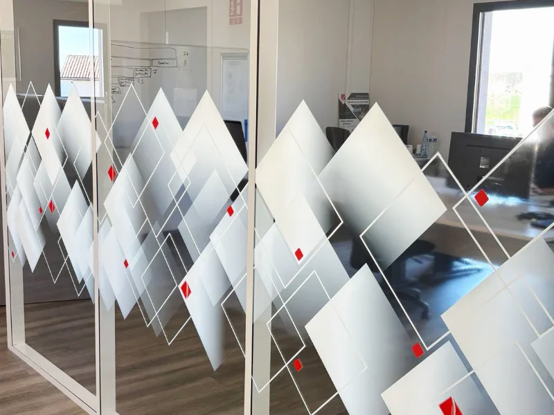 Dépoli bureaux cloison