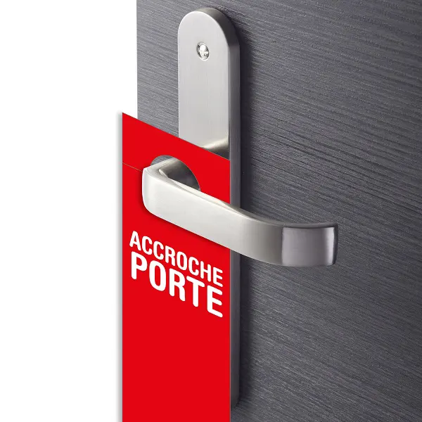 Accroche-porte  Créer et Imprimer vos Accroche-portes Publicitaire